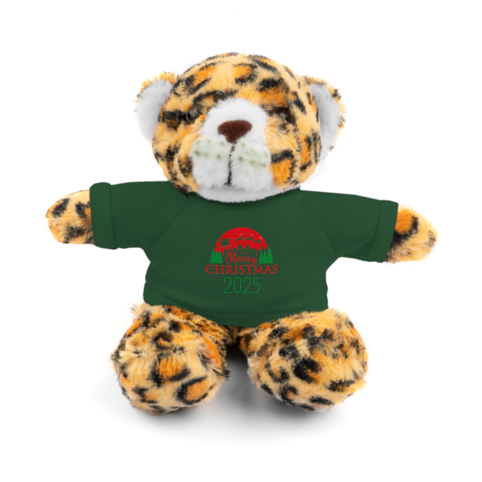 Christmas Plush Bear with 2025 Christmas Tee