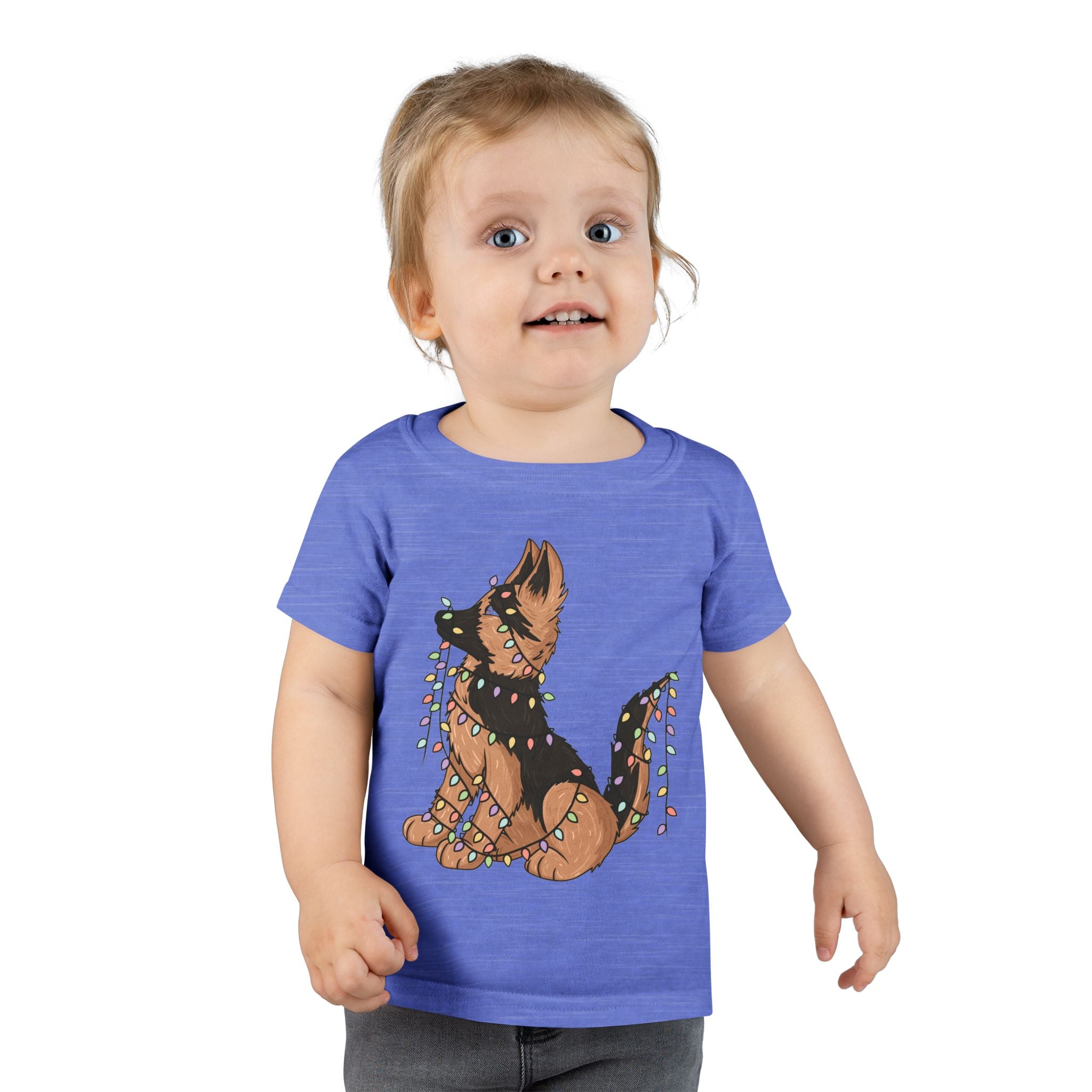 Christmas German Shepherd Toddler T-Shirt