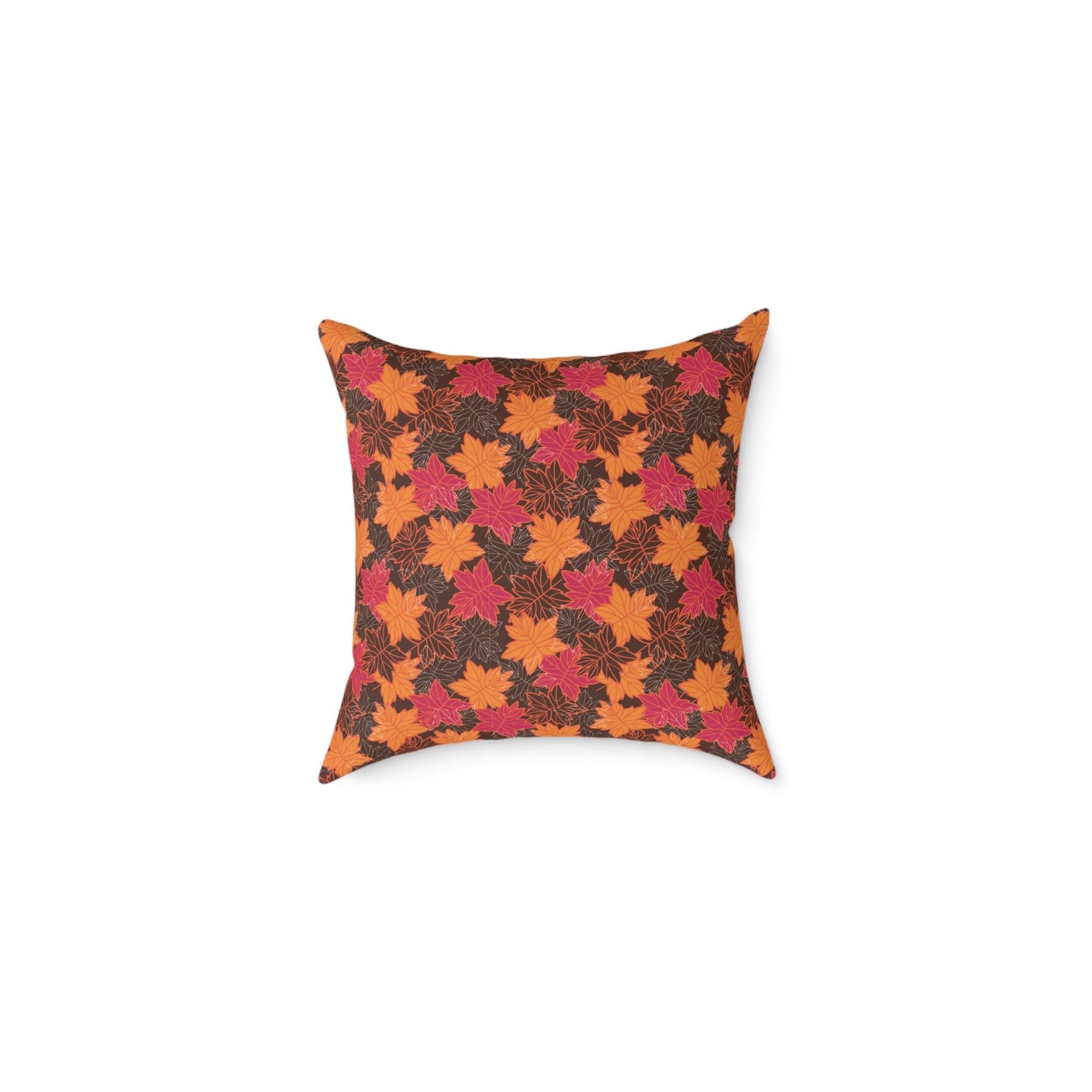 Thanksgiving Themed Throw Pillow - Autumn Leaves