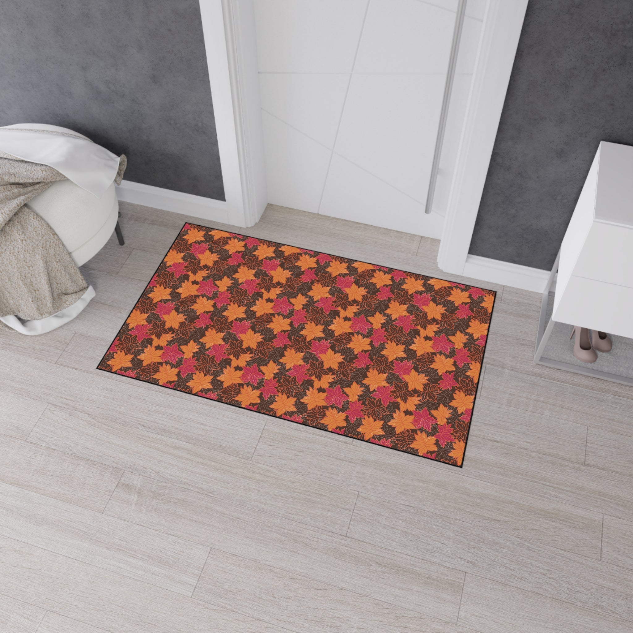 Thanksgiving Heavy Duty Floor Mat - Autumn Leaves