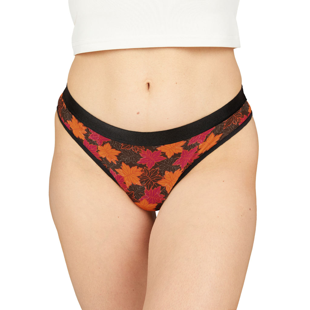 Thanksgiving Women's Thong - Autumn Leaves