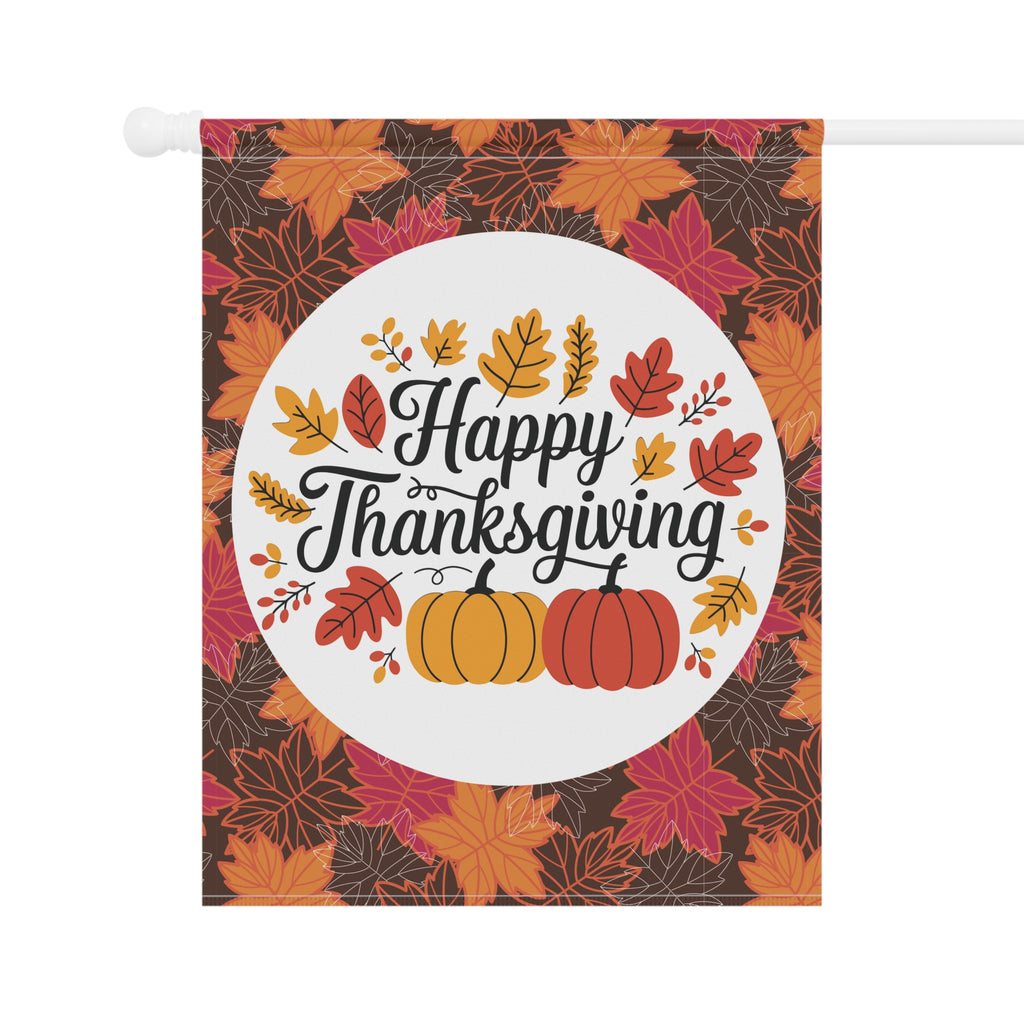 Happy Thanksgiving Yard & House Banner - Fall Leaves