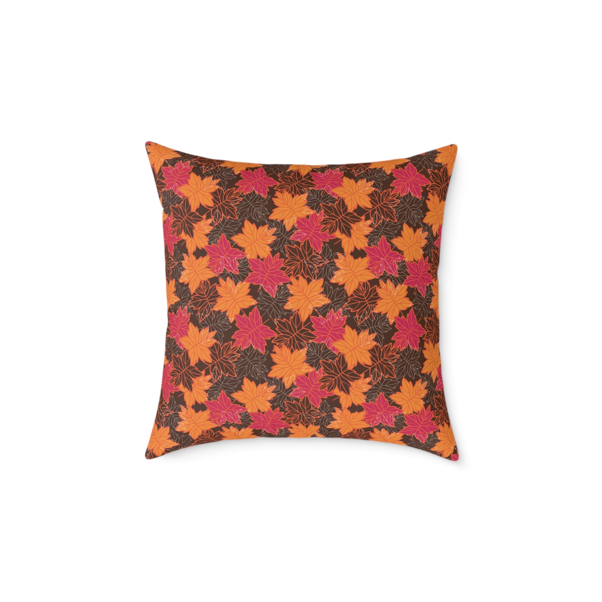 Thanksgiving Themed Throw Pillow - Autumn Leaves