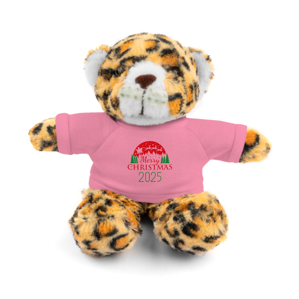 Christmas Plush Bear with 2025 Christmas Tee