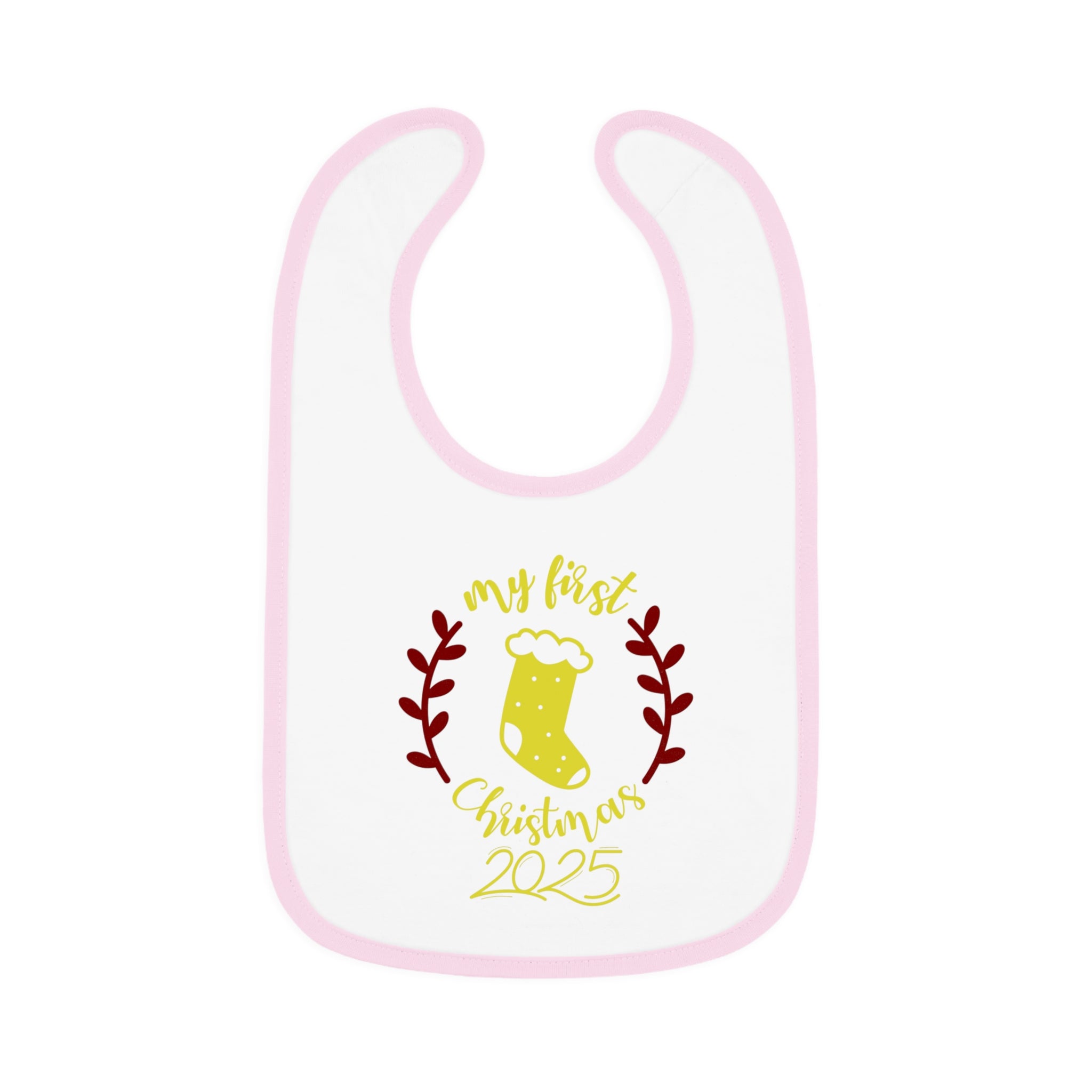 My First Christmas 2025 Baby Bib