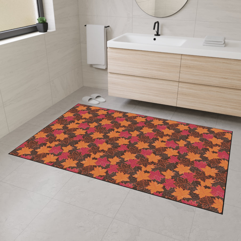 Thanksgiving Heavy Duty Floor Mat - Autumn Leaves