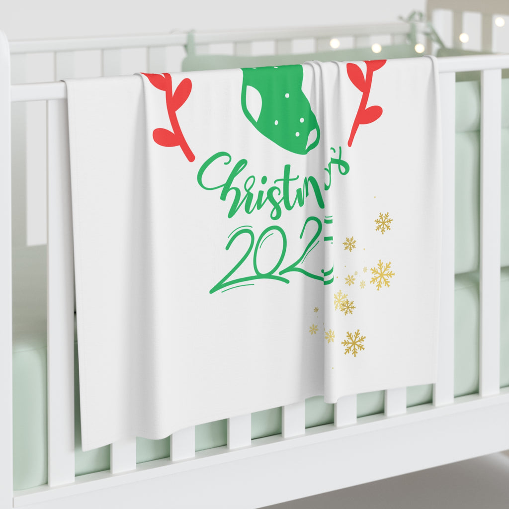 Baby Swaddle Blanket - My First Christmas