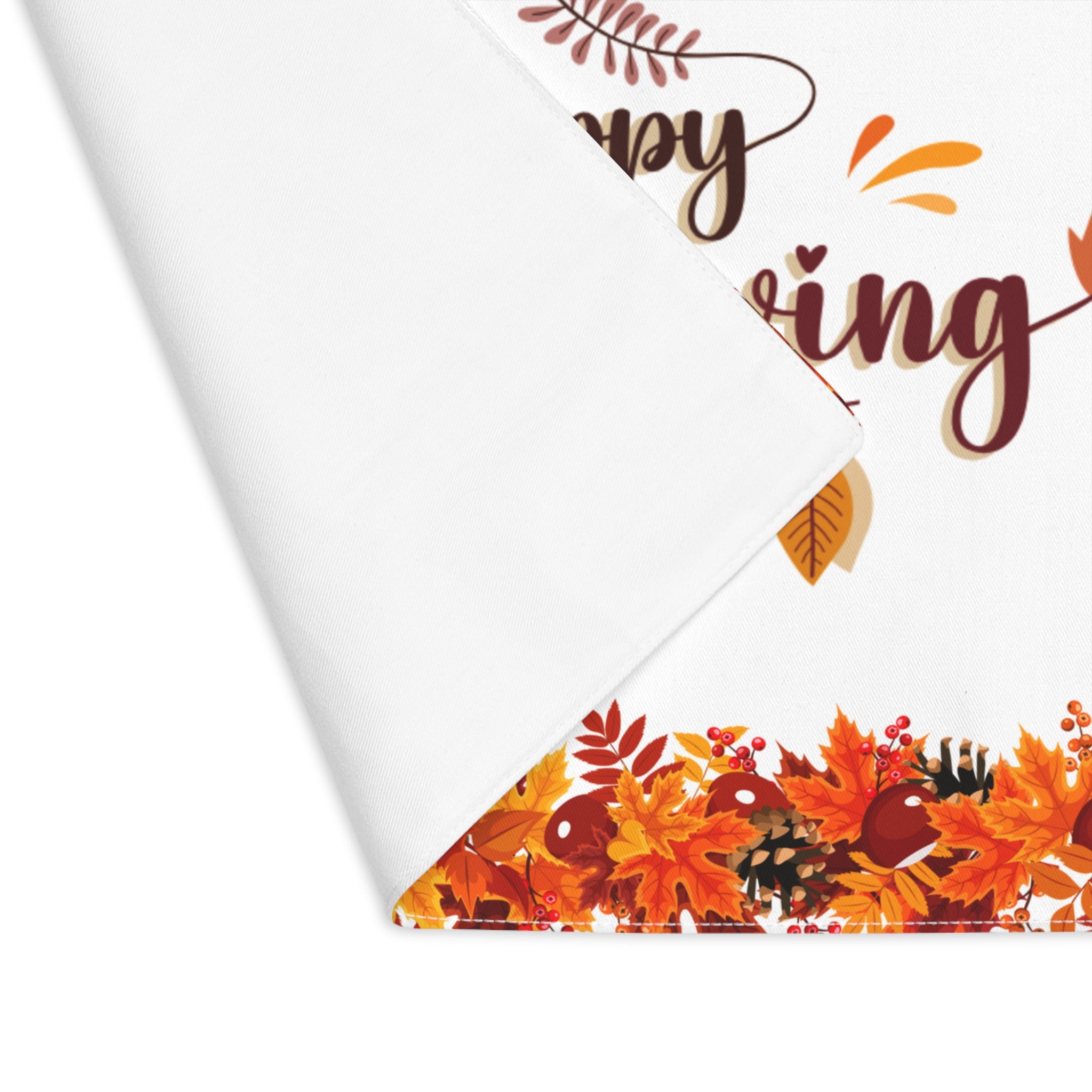 Thanksgiving Table Placemat - Fall Leaves