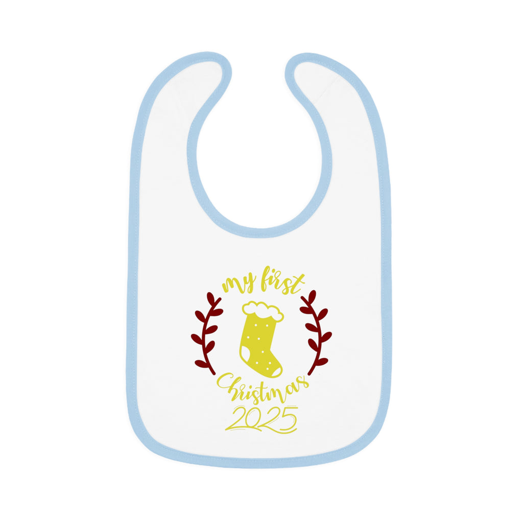 My First Christmas 2025 Baby Bib