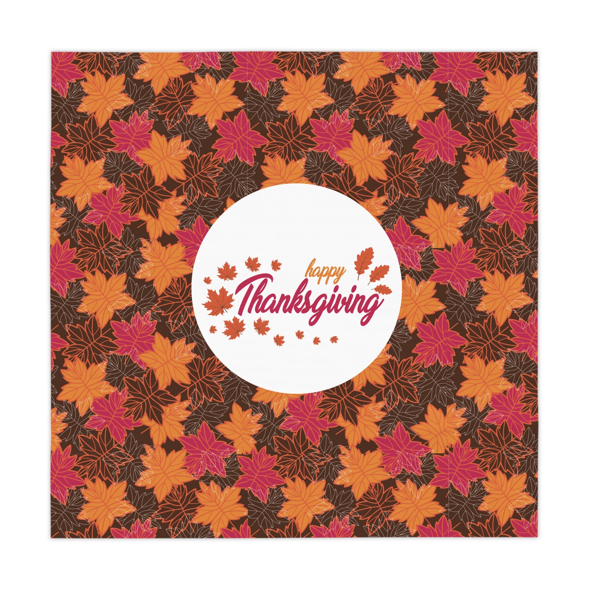 Thanksgiving Tablecloth - Fall Leaves