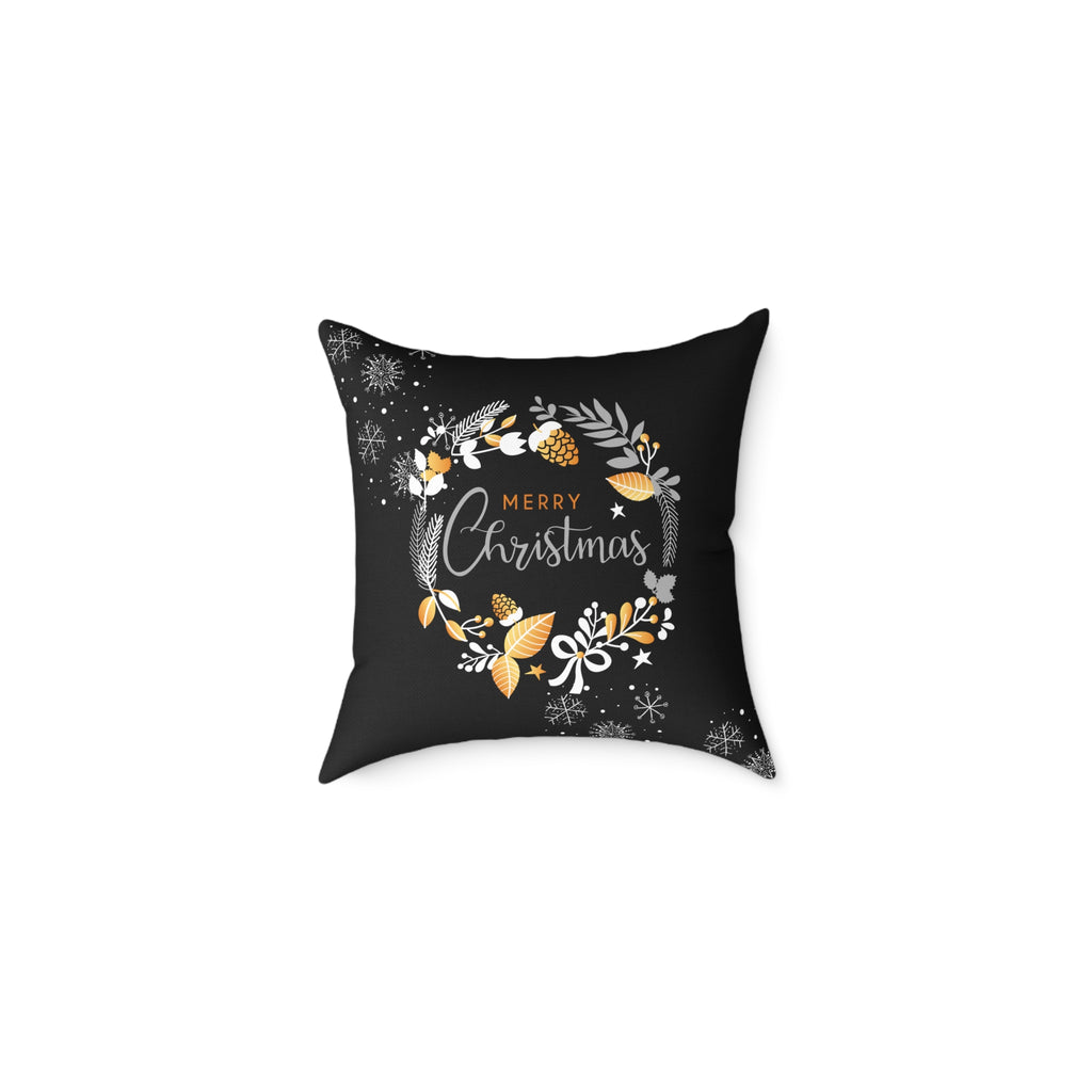 Christmas Wreath Decorative Pillow