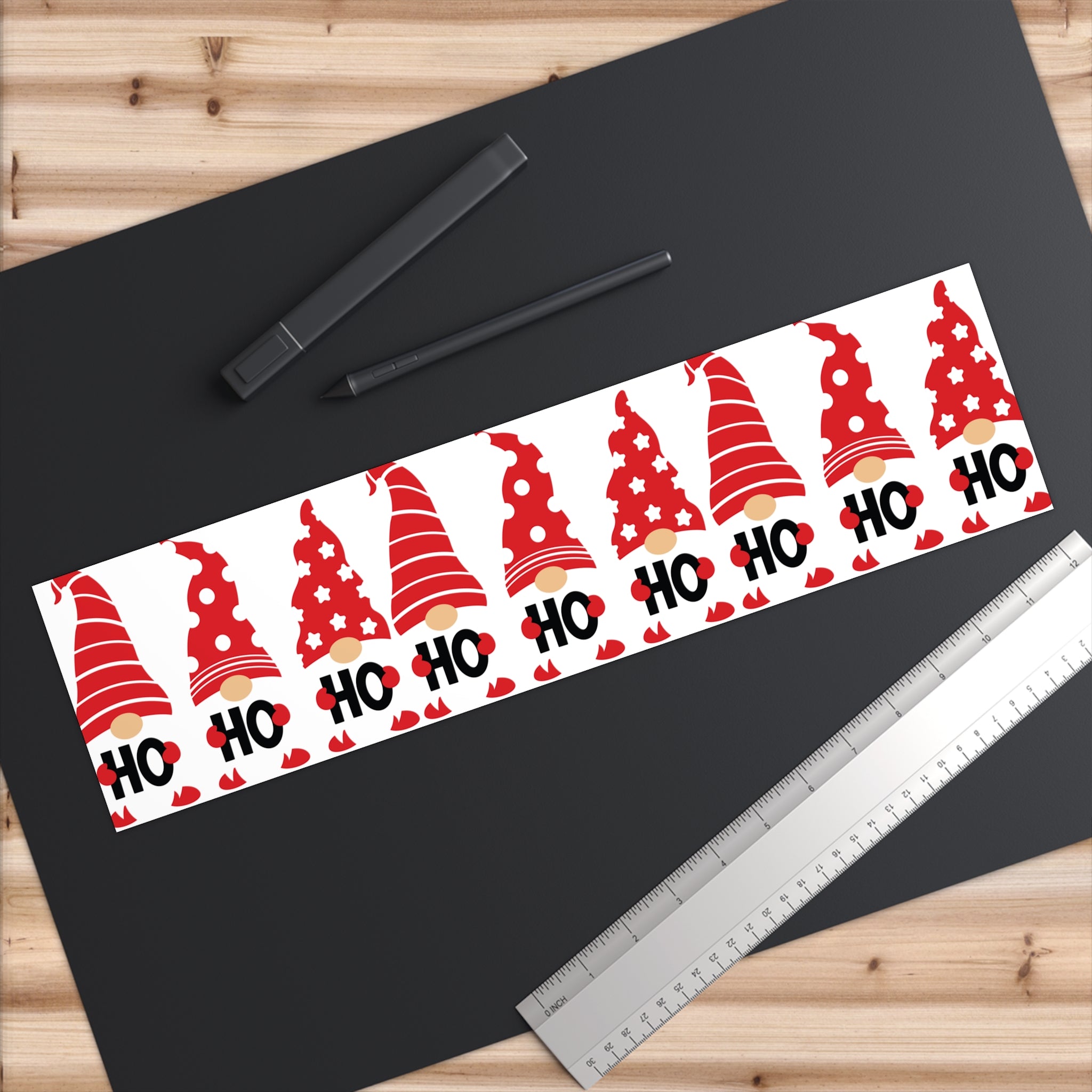 Holiday Gnome Bumper Stickers - Christmas Car Decor
