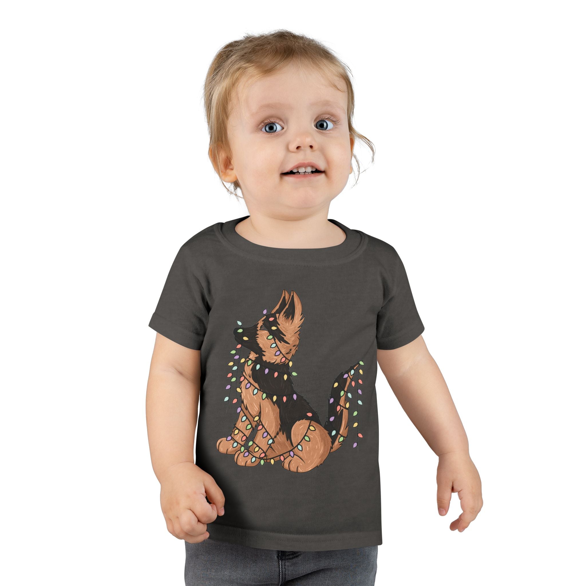 Christmas German Shepherd Toddler T-Shirt