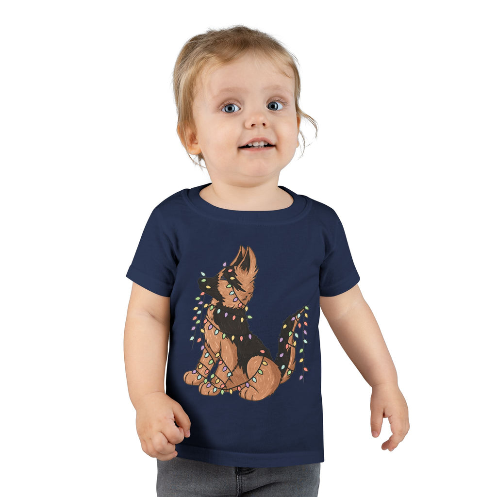 Christmas German Shepherd Toddler T-Shirt