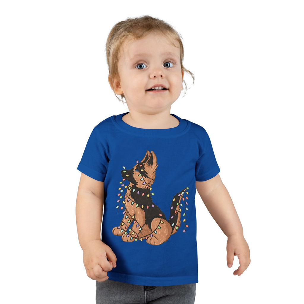 Christmas German Shepherd Toddler T-Shirt