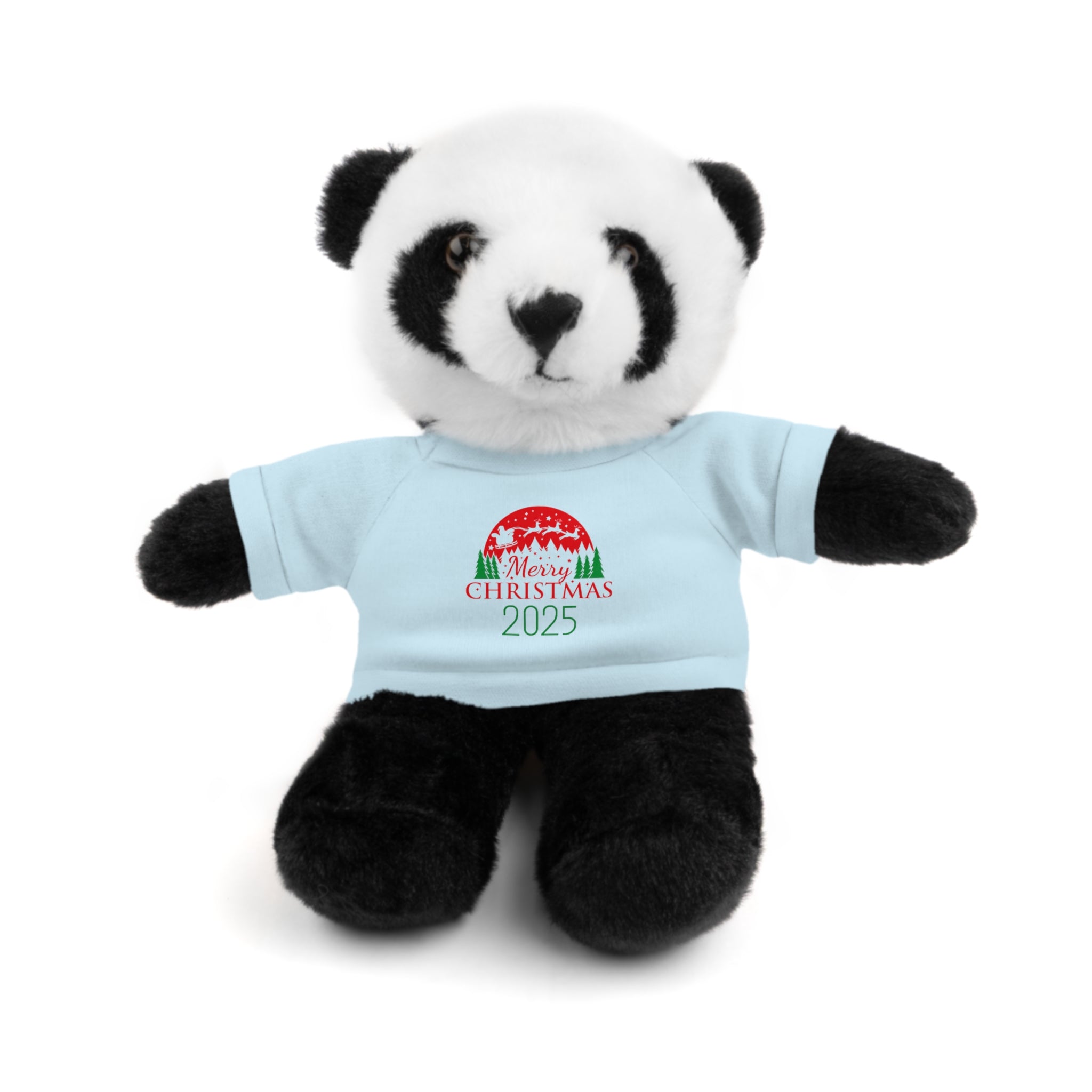 Christmas Plush Bear with 2025 Christmas Tee