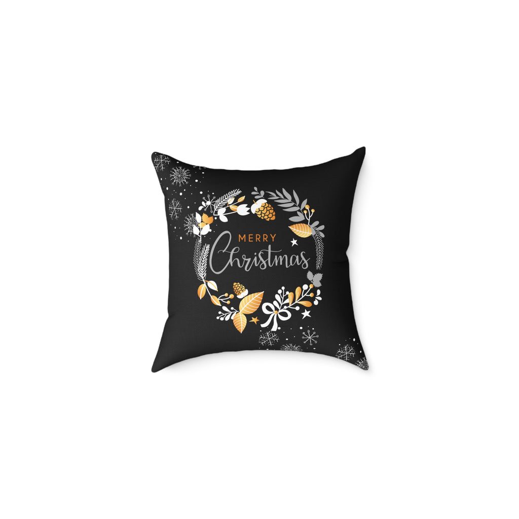 Christmas Wreath Decorative Pillow
