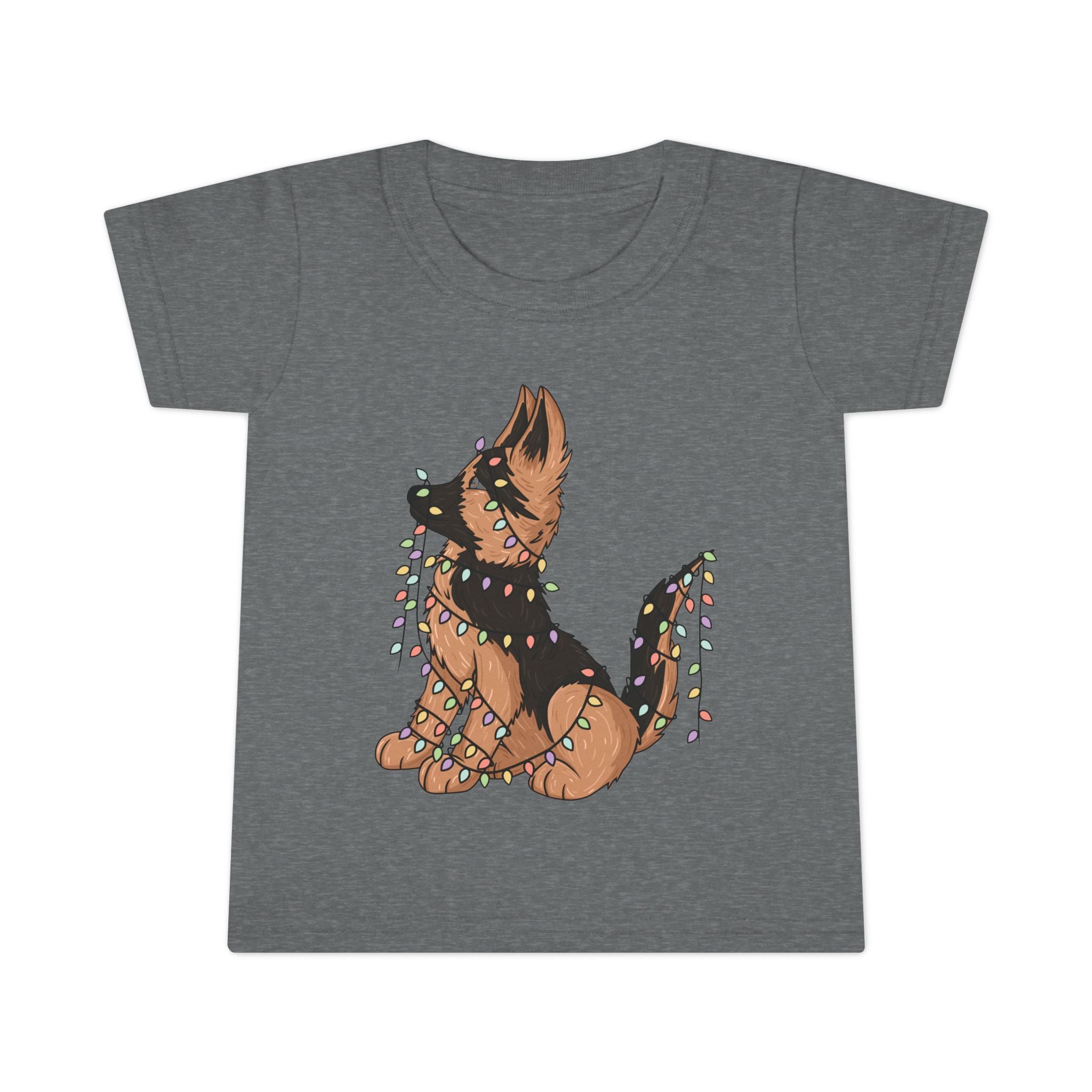 Christmas German Shepherd Toddler T-Shirt