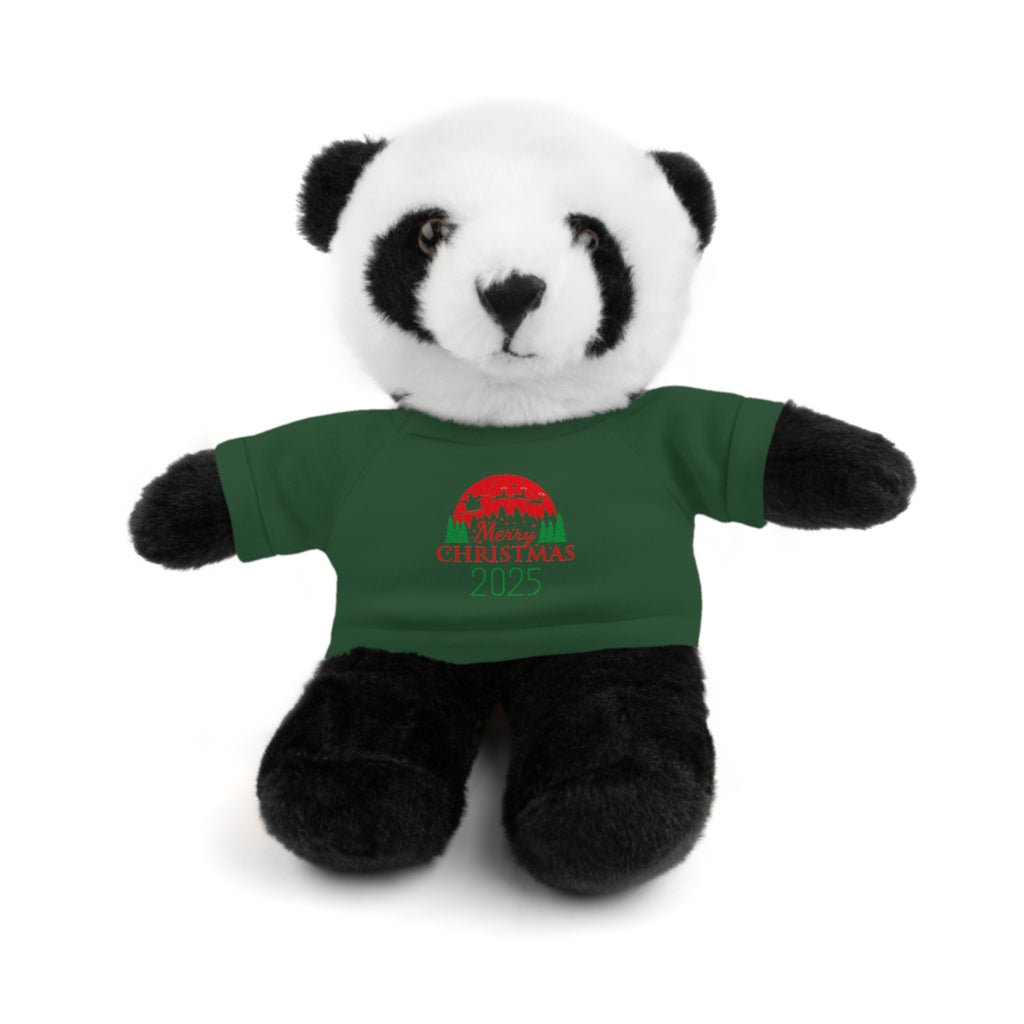 Christmas Plush Bear with 2025 Christmas Tee