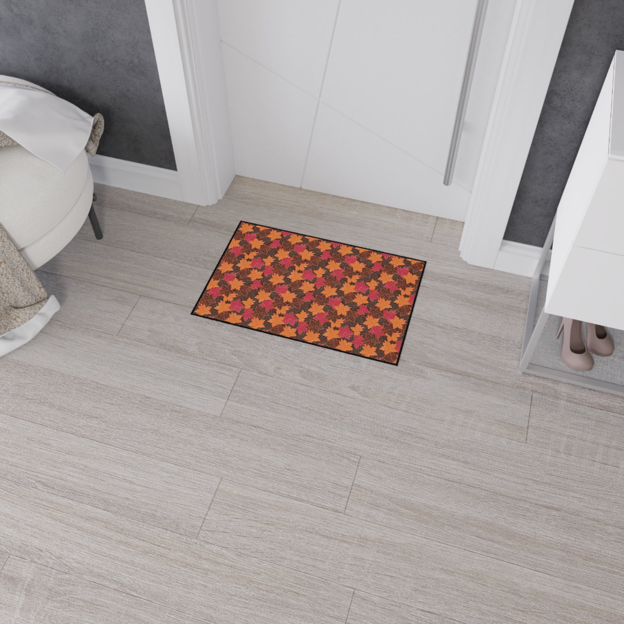 Thanksgiving Heavy Duty Floor Mat - Autumn Leaves